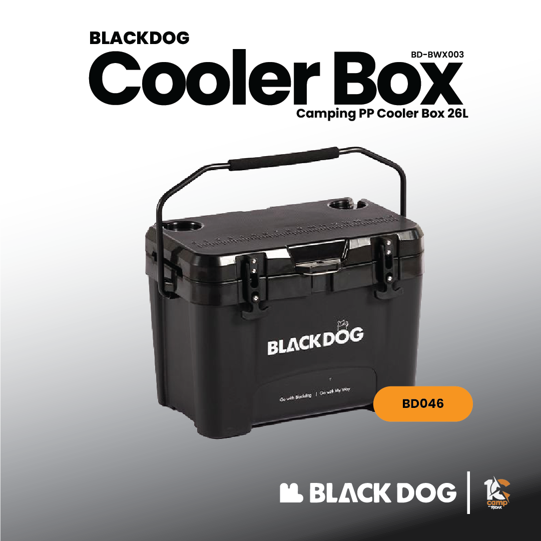 BD046 | BLACKDOG BD-BWX003 _ Camping PP Cooler Box 26L