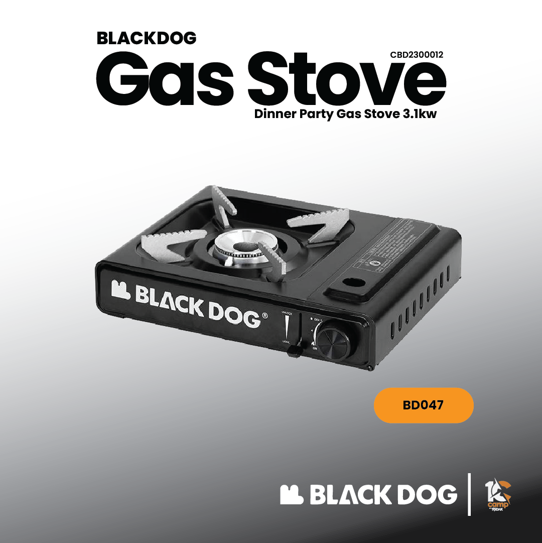 BD047 | BLACKDOG CBD2300012 _ Dinner party gas stove 3.1kW.