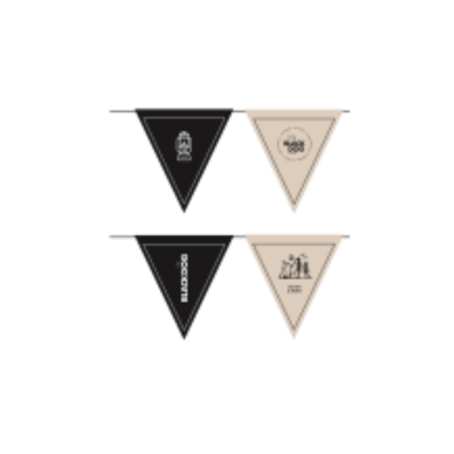 BD058-BD-QZ001 BLACKDOG Camping atmosphere flags