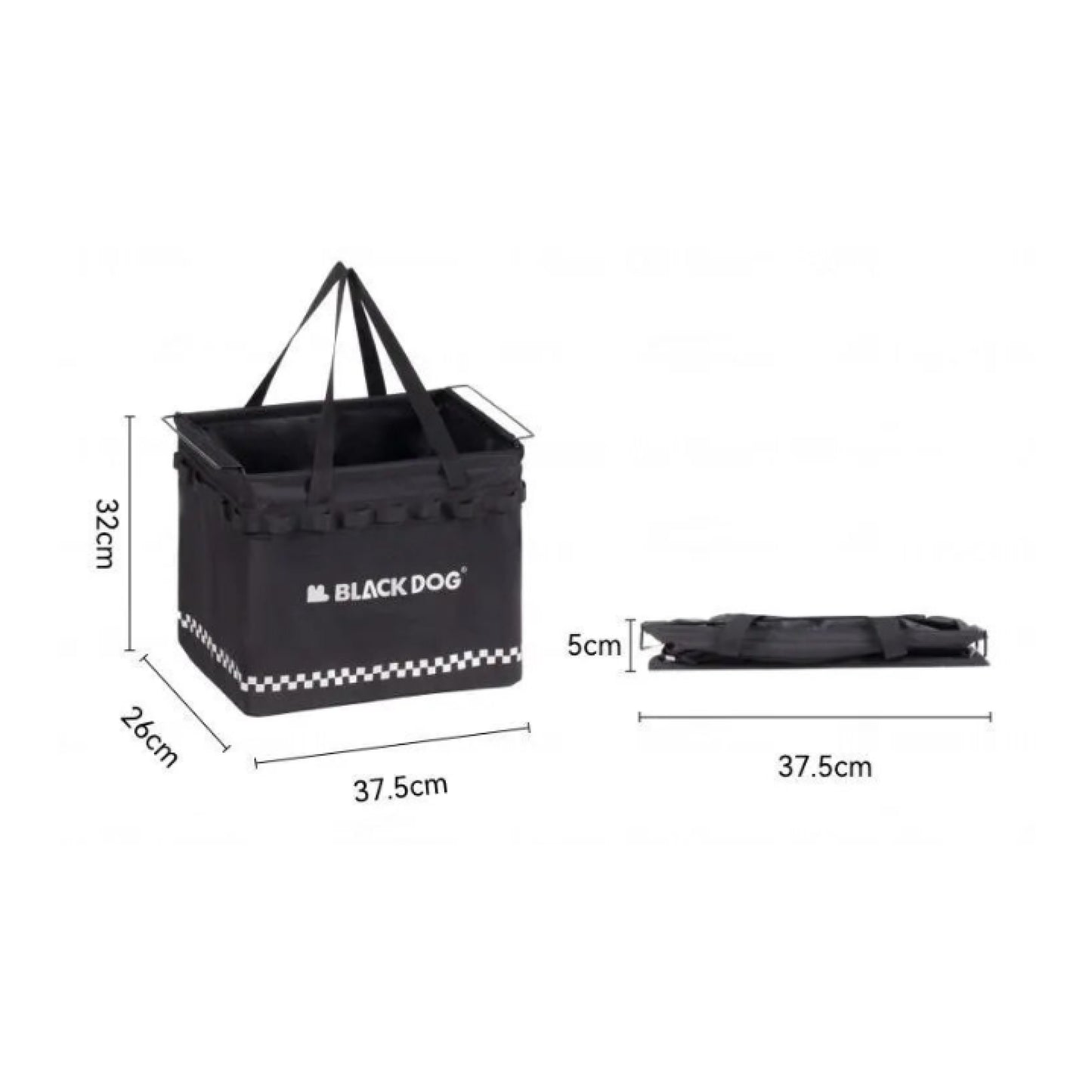 BD060-CBD2300SN022 BLACKDOG Traveler folding storage basket