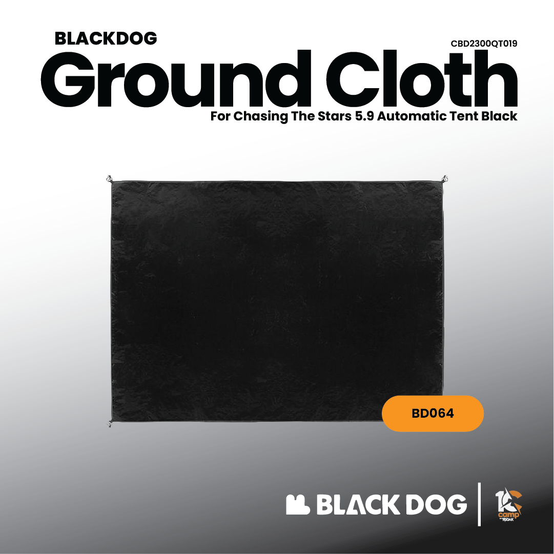 BD064 | BLACKDOG CBD2300QT019 _ Ground cloth（for CBD2450WS028 Chasing the stars 5.9 automatic tent )