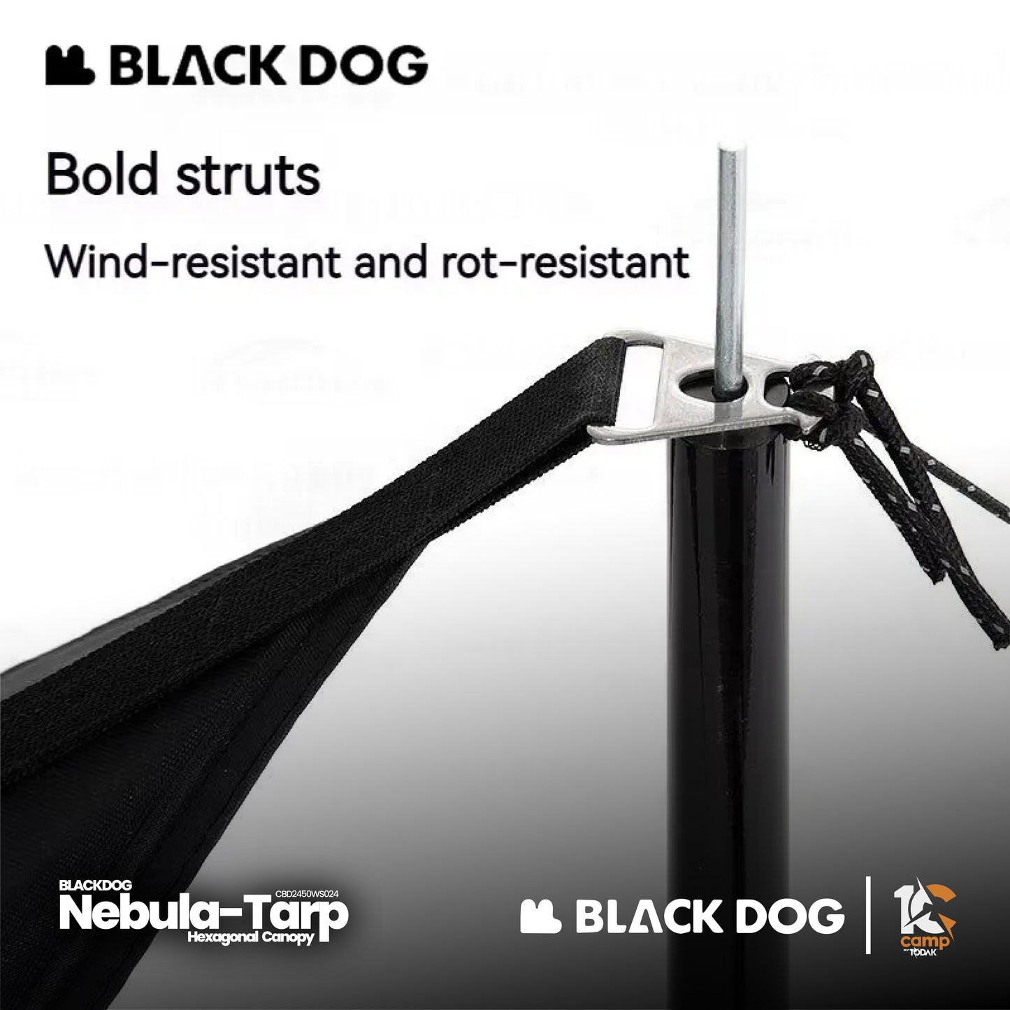 BD065-066 BLACKDOG | BD065 CBD2450WS024 Nebula - Hexagonal canopy | BD066 CBD2450WS025 RIHE arc edge large canopy |