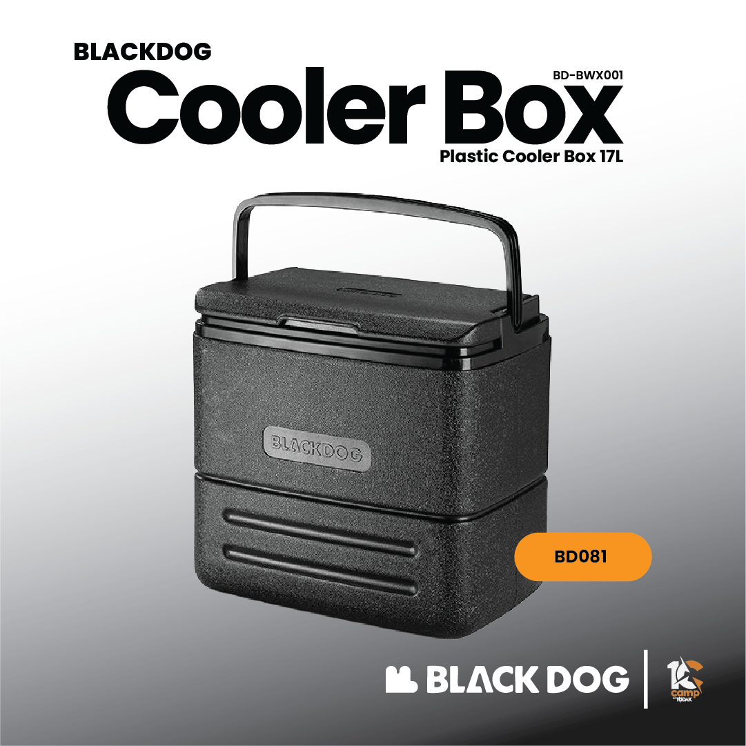 BD081 | BLACKDOG BD-BWX001 BLACKDOG Plastic cooler box 17L