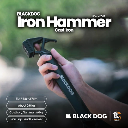 BD083 | BLACKDOG BD-LYC002 _ Cast Iron Camping Hammer