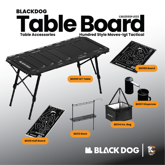 BD098-114 | BLACKDOG CBD2550JJ011 _ Hundred Style MOVES-IGT Tactical Camping Table | BD098 | BD099 | BD107 | BD110 | BD113 | BD114