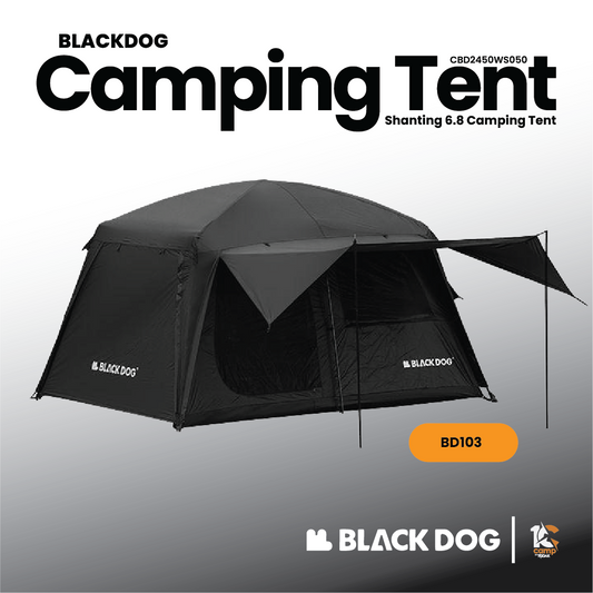 BD103 | BLACKDOG CBD2450WS050 _ SHANTING 6.8 Camping Tent | Mountain garden 6.8 - Quickly set up a small tent