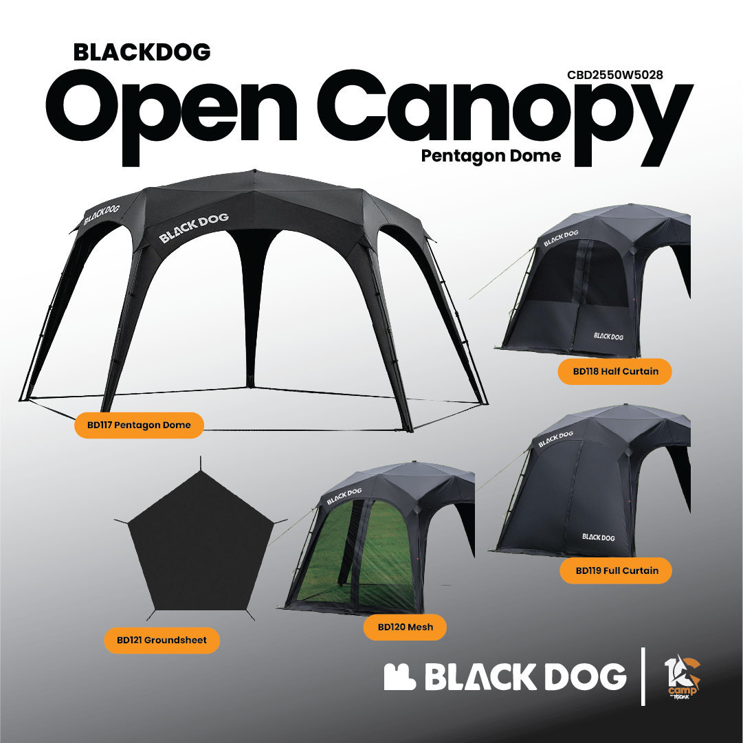 BD117-BD121 | BLACKDOG Star Dome | Pentagon Quick Open Canopy | BD117 | BD118 | BD119 | BD120 | BD121