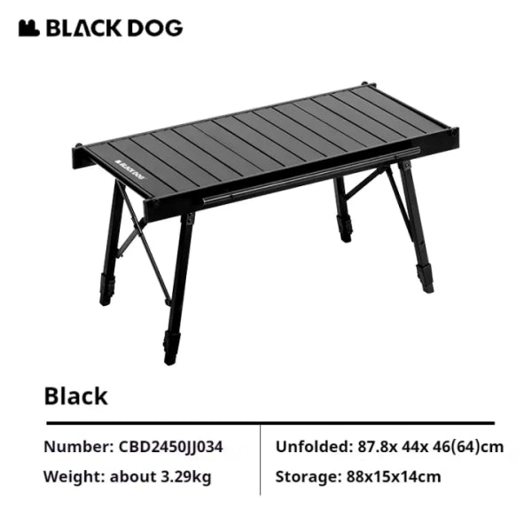 BD126 | BLACKDOG CBD2450JJ034 _ IGT Folding Lift Table | Black V2