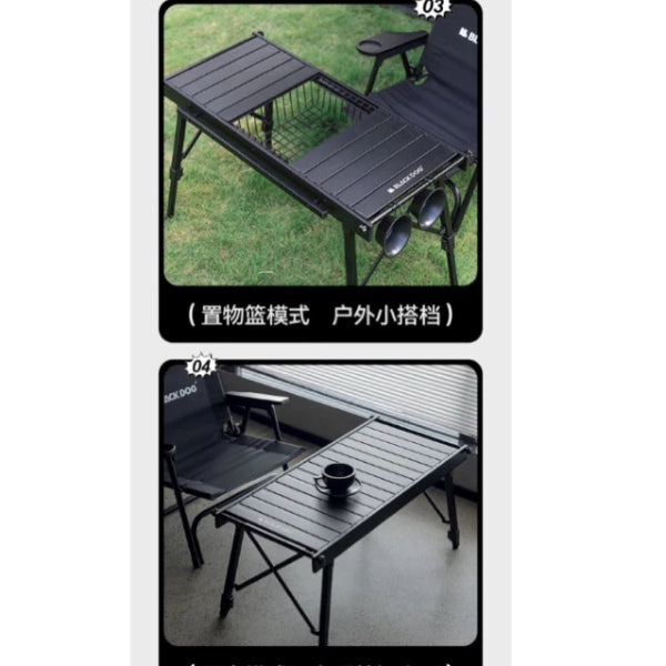 BD126 | BLACKDOG CBD2450JJ034 _ IGT Folding Lift Table | Black V2