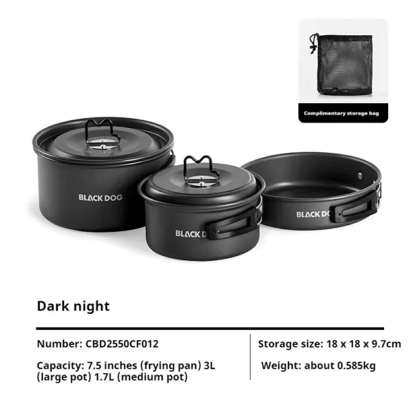 BD127 | BLACKDOG CBD2550CF012_Food Wilderness - Camping Pot Set