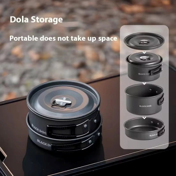 BD127 | BLACKDOG CBD2550CF012_Food Wilderness - Camping Pot Set