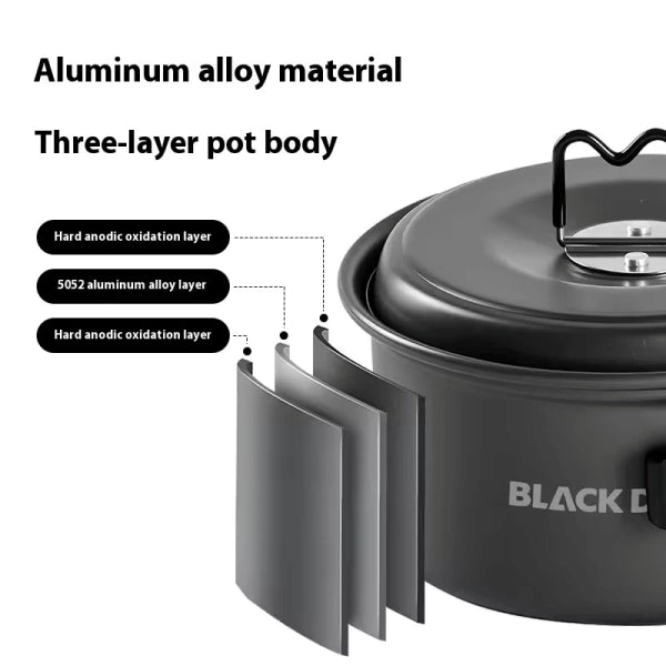 BD127 | BLACKDOG CBD2550CF012_Food Wilderness - Camping Pot Set