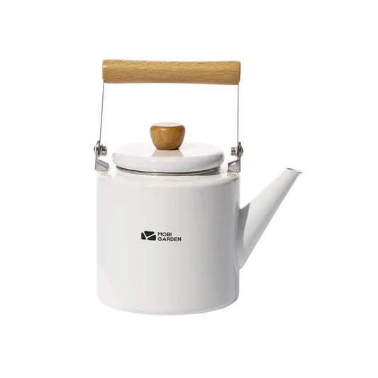 MG054 | MOBI GARDEN NX21666067 _ ENAMEL KETTLE | White |