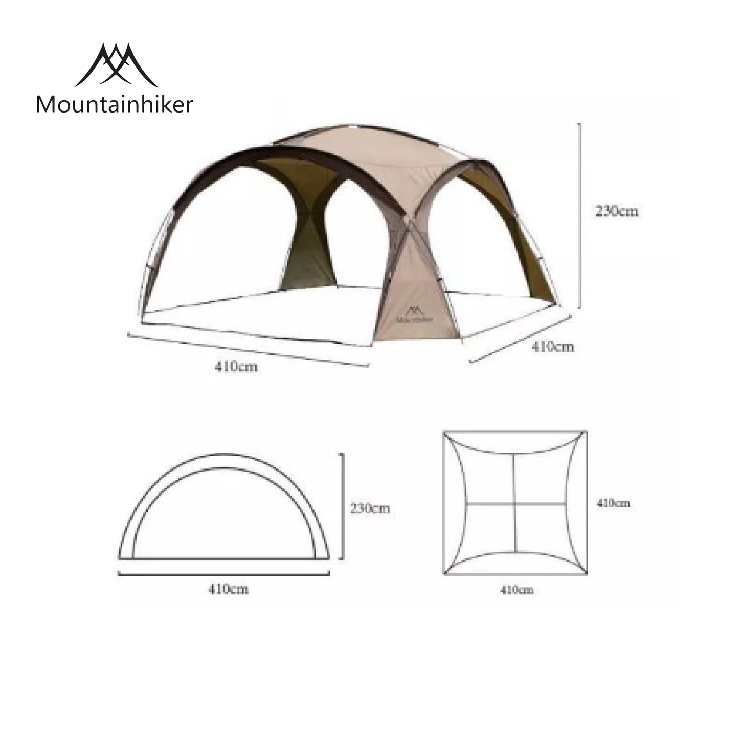 MH010-SZK381 MOUNTAINHIKER Tent Canopy