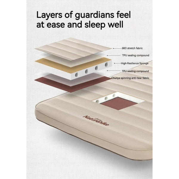 NH011-012 | NATUREHIKE NH20FCD08 _ Sponge Sleeping Pad 10cm Thick Automatic Inflate Sponge Glamping C10 | NH011 | NH012 |