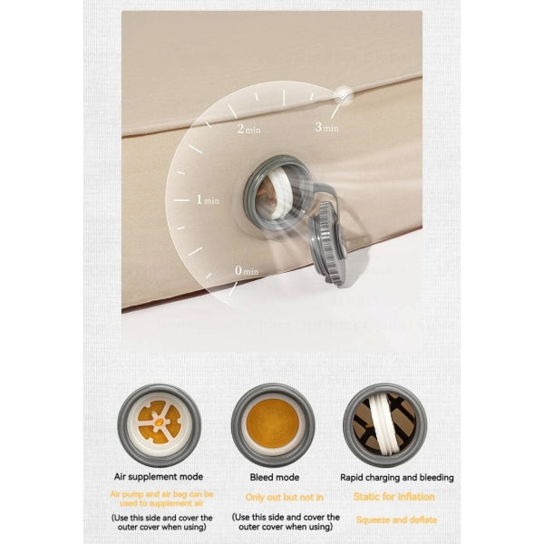 NH011-012 | NATUREHIKE NH20FCD08 _ Sponge Sleeping Pad 10cm Thick Automatic Inflate Sponge Glamping C10 | NH011 | NH012 |