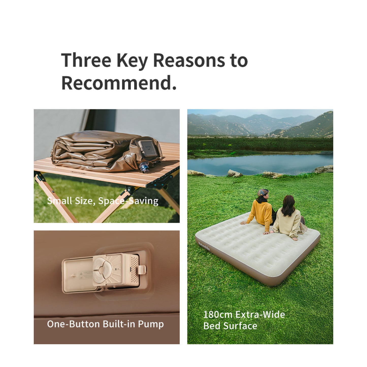 NH116-120 | NATUREHIKE CNK2550WS013 _ Chenjing Built-in Pump Inflatable Bed | NH116 | NH117 | NH118