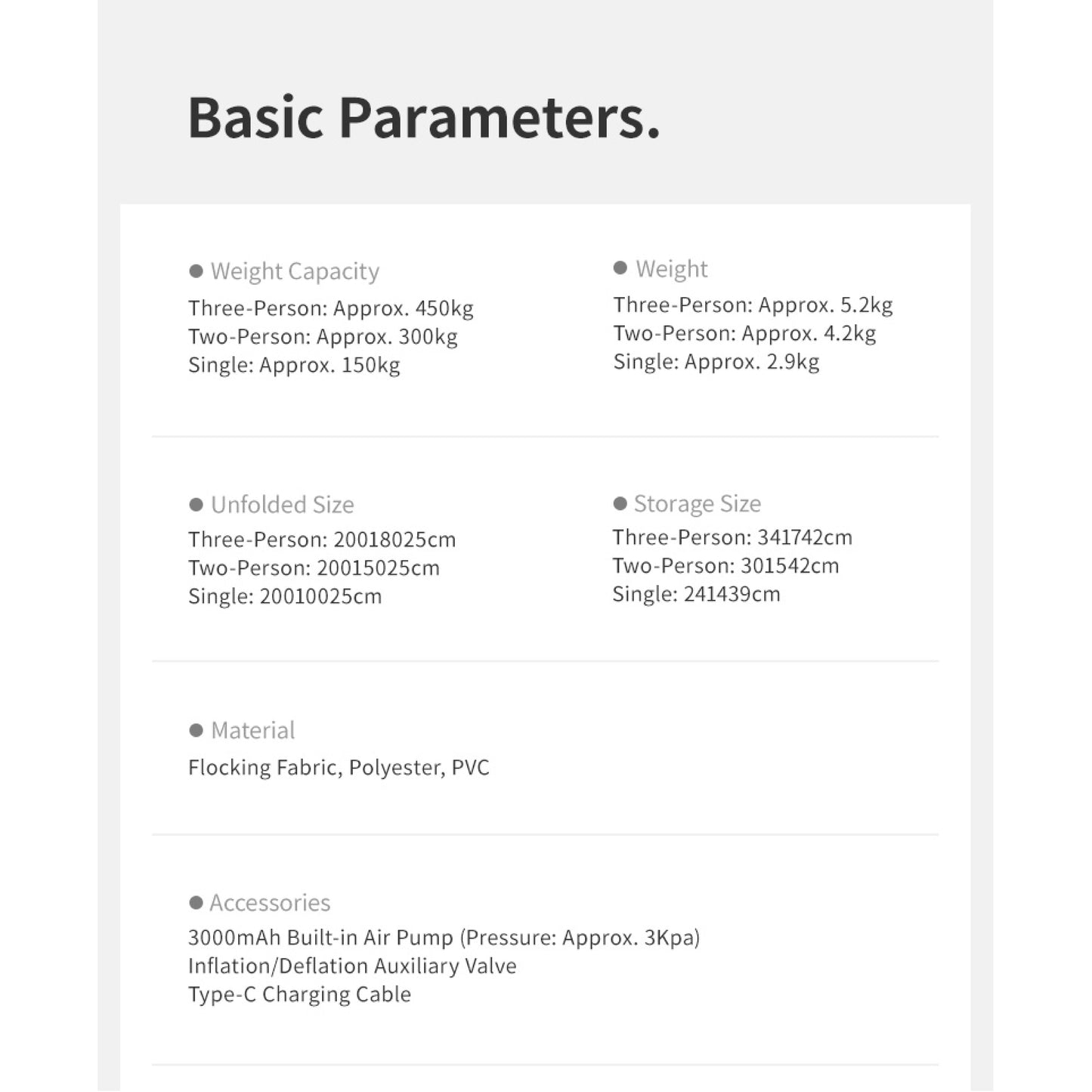 NH116-120 | NATUREHIKE CNK2550WS013 _ Chenjing Built-in Pump Inflatable Bed | NH116 | NH117 | NH118