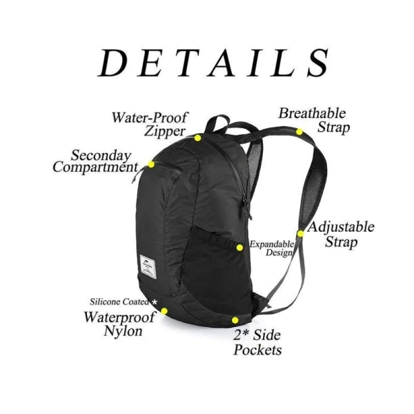 NH133 | NATUREHIKE NH17A012-B_Ultralight folding Backpack（yunyan）| 18L