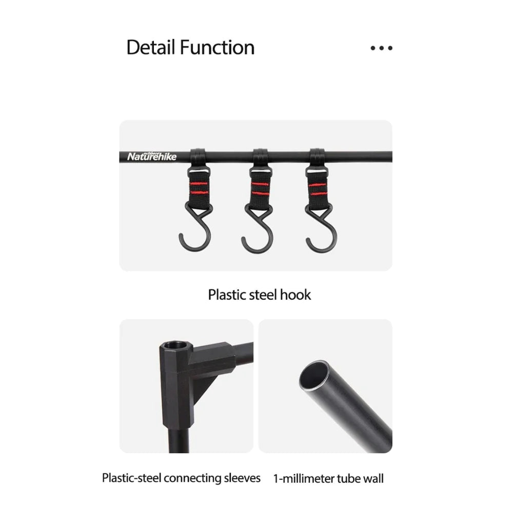 NH034 | NATUREHIKE NH20PJ137  Outdoor Tabletop Shelf |