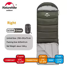 NH046-047 | NH20MSD07 NATUREHIKE U-Series Envelope Sleeping Bag with Hood | NH046 | NH047 |