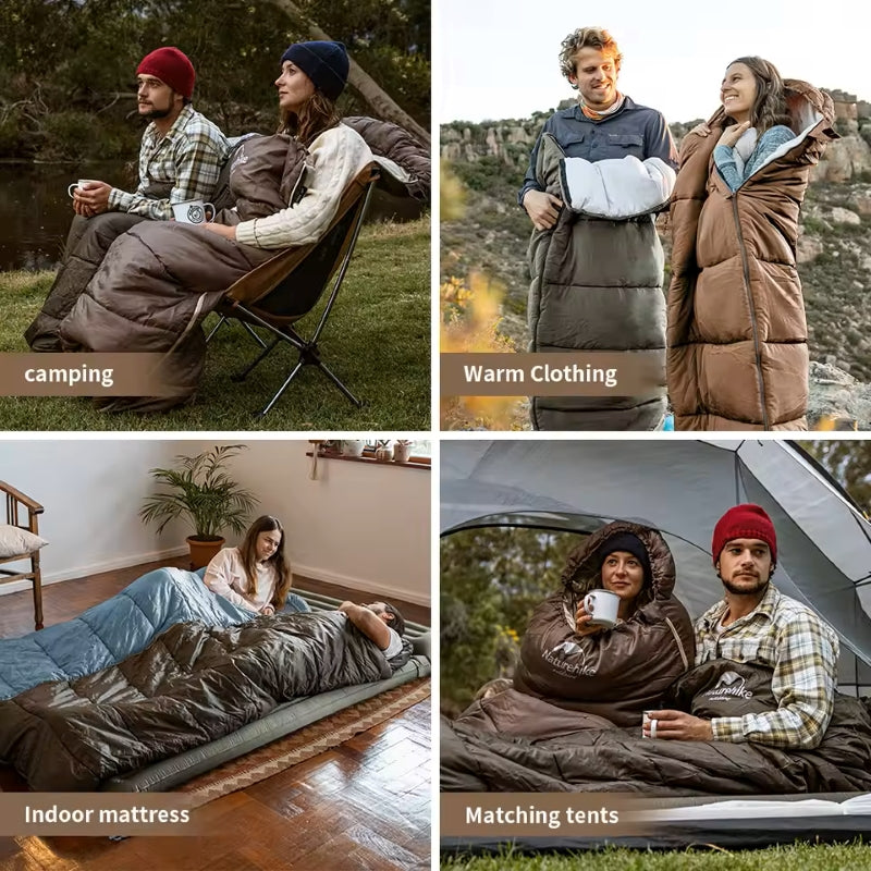 NH046-047 | NATUREHIKE NH20MSD07 _ U-Series Envelope Sleeping Bag with Hood | NH046 | NH047 |