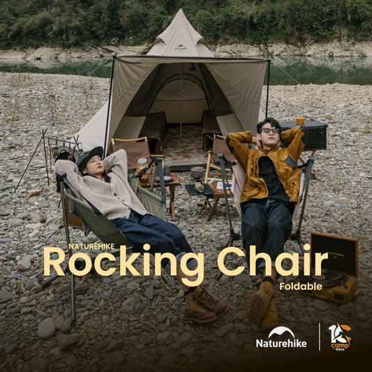 NH024-NH21JJ004 NATUREHIKE Aluminium Alloy Leisure Outdoor Rocking Chair