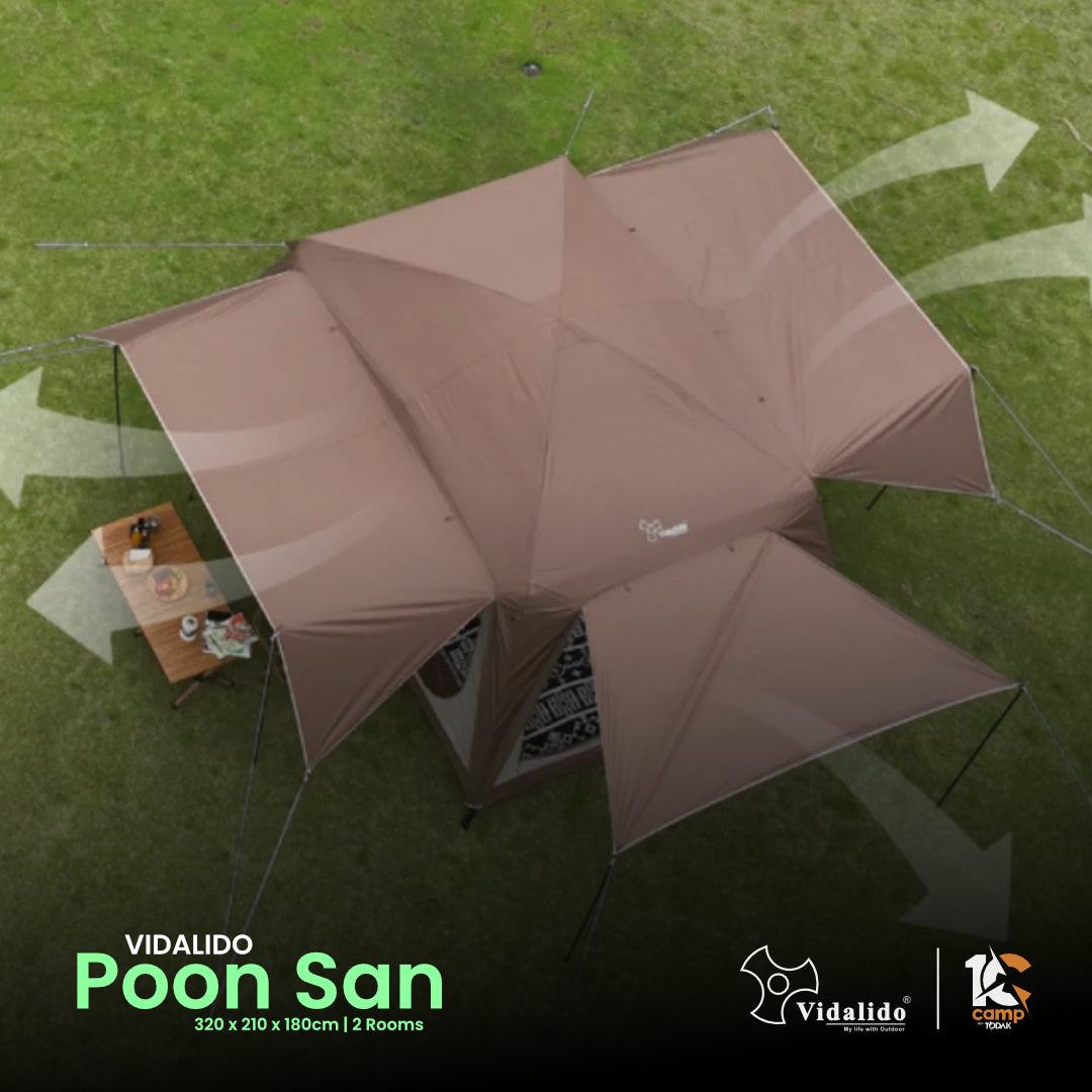 Vidalido Poon Saan Camping Tent