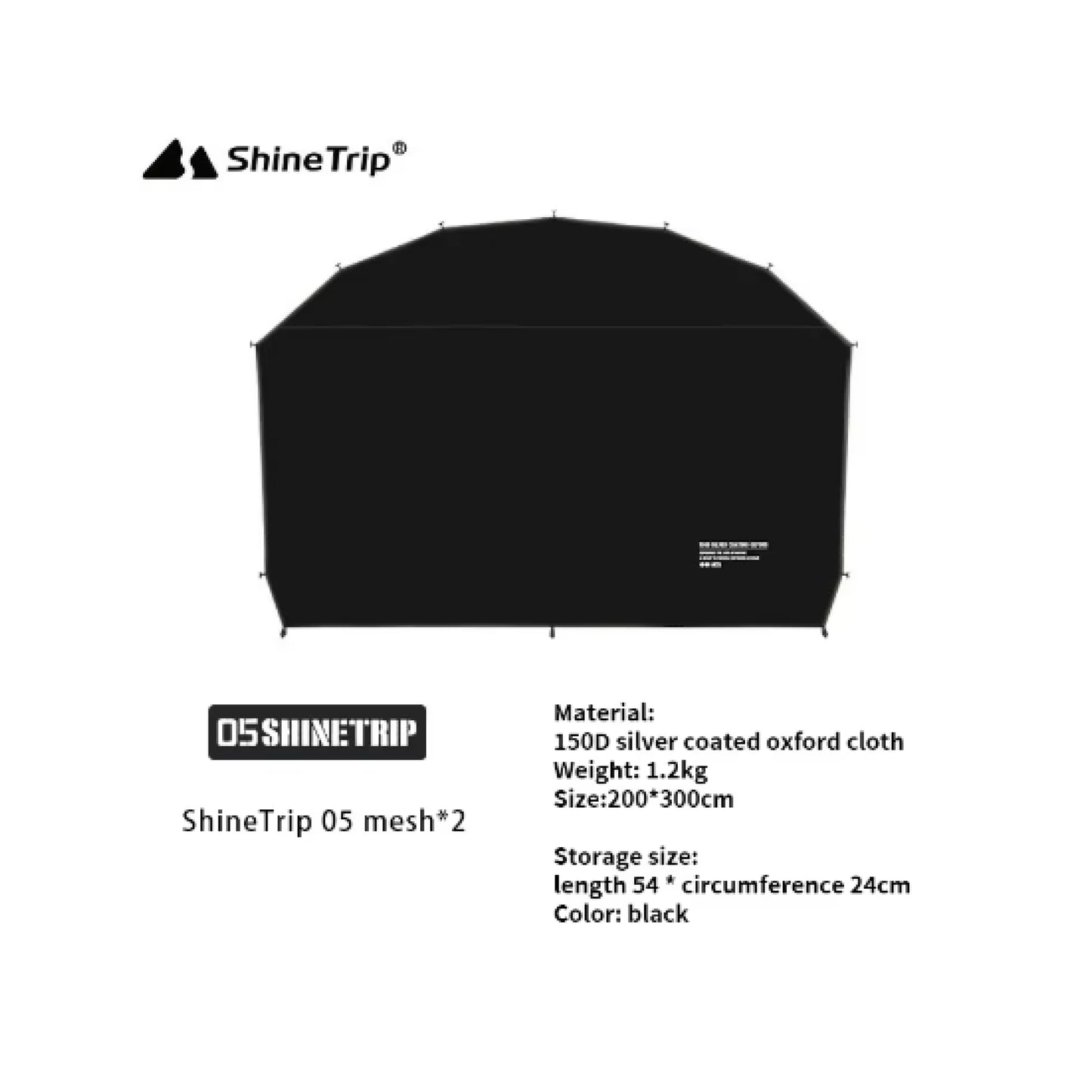 ST006>009-A470 SHINE TRIP ST-05 Series Dome Canopy & Accessories