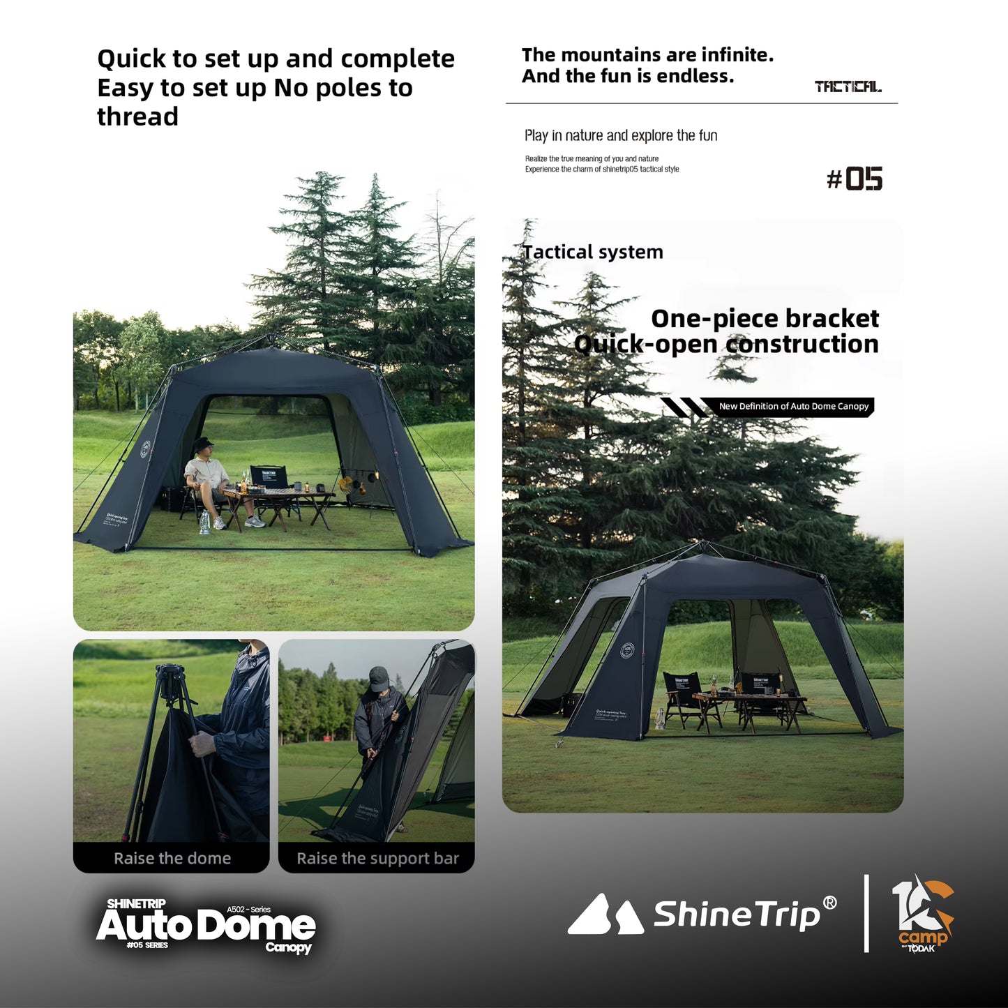 ST073~078 #05 Series Automatic Dome Canopy & Accessories