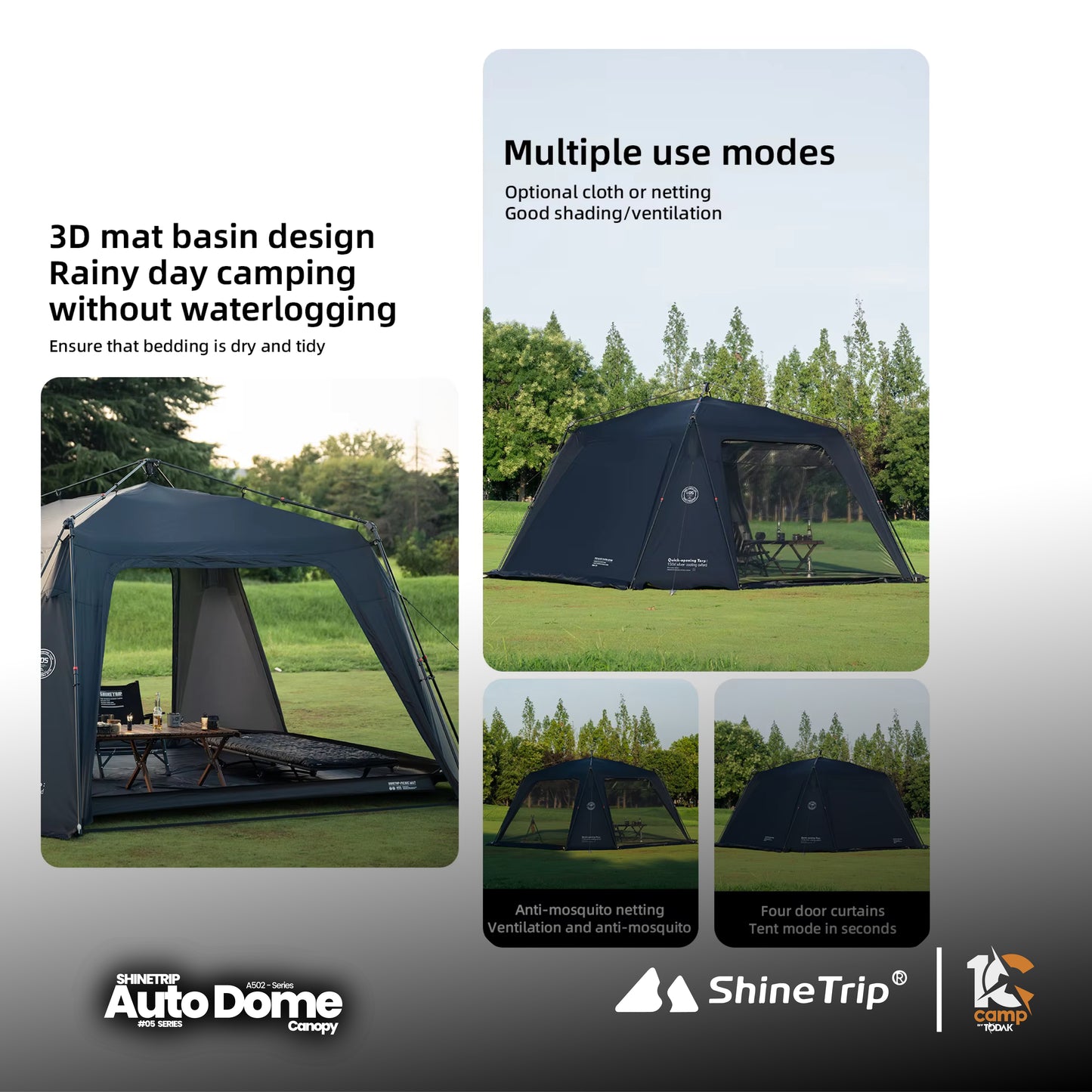 ST073~078 #05 Series Automatic Dome Canopy & Accessories