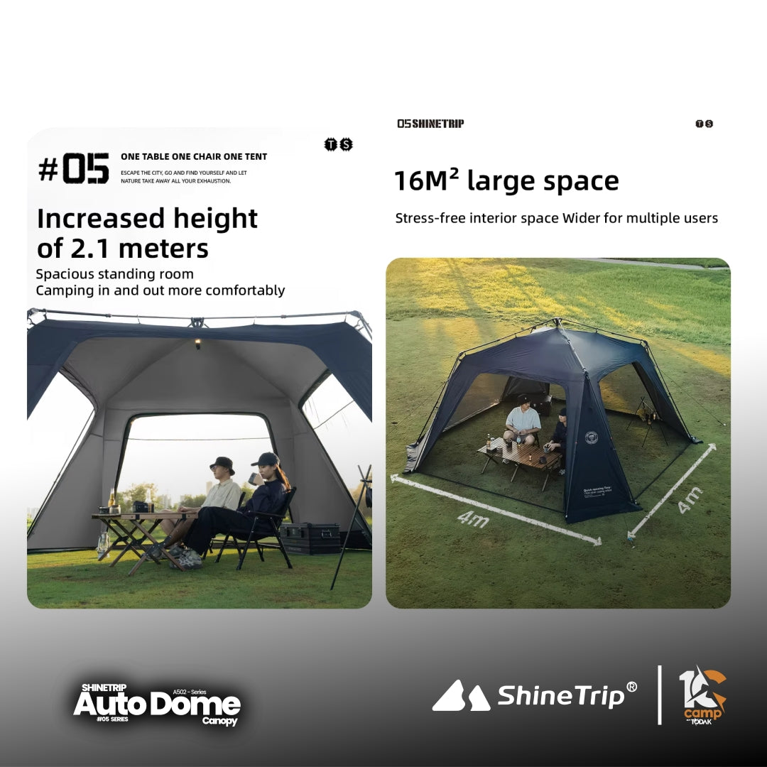 ST073-106 | SHINETRIP #05 Series Automatic Dome Canopy & Accessories | ST073 | ST074 | ST075 | ST076 | ST077 | ST078