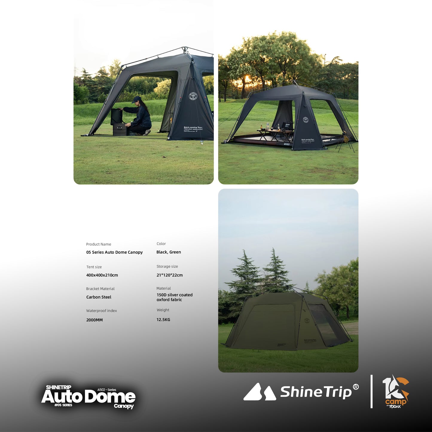 ST073~078 #05 Series Automatic Dome Canopy & Accessories