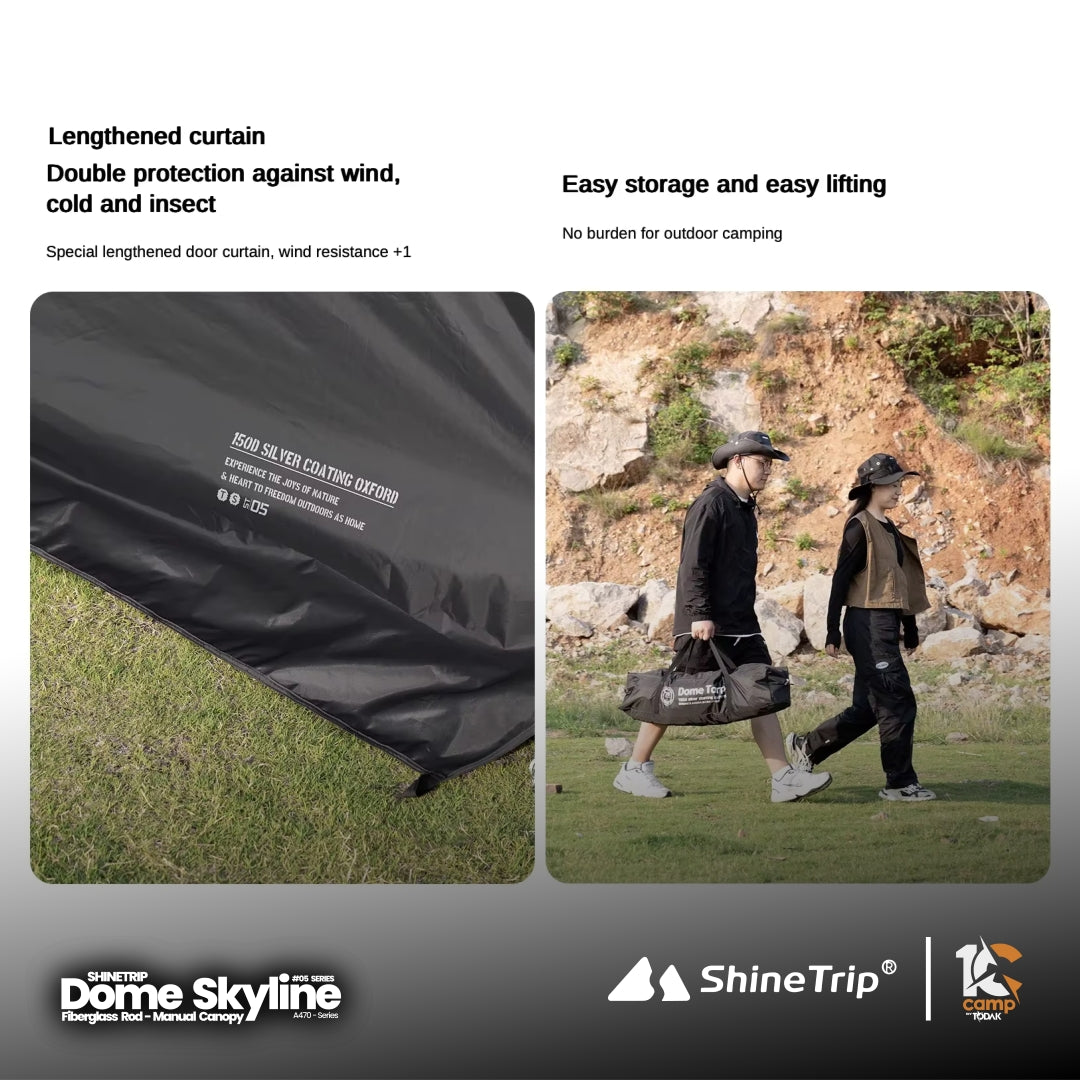 ST006-111 | SHINE TRIP ST-05 Series Dome Canopy & Accessories | ST006 | ST007 | ST008 | ST009 | ST079 | ST080 | ST081