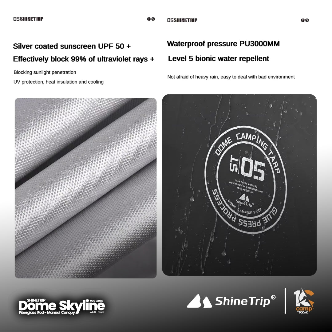 ST006-111 | SHINE TRIP ST-05 Series Dome Canopy & Accessories | ST006 | ST007 | ST008 | ST009 | ST079 | ST080 | ST081