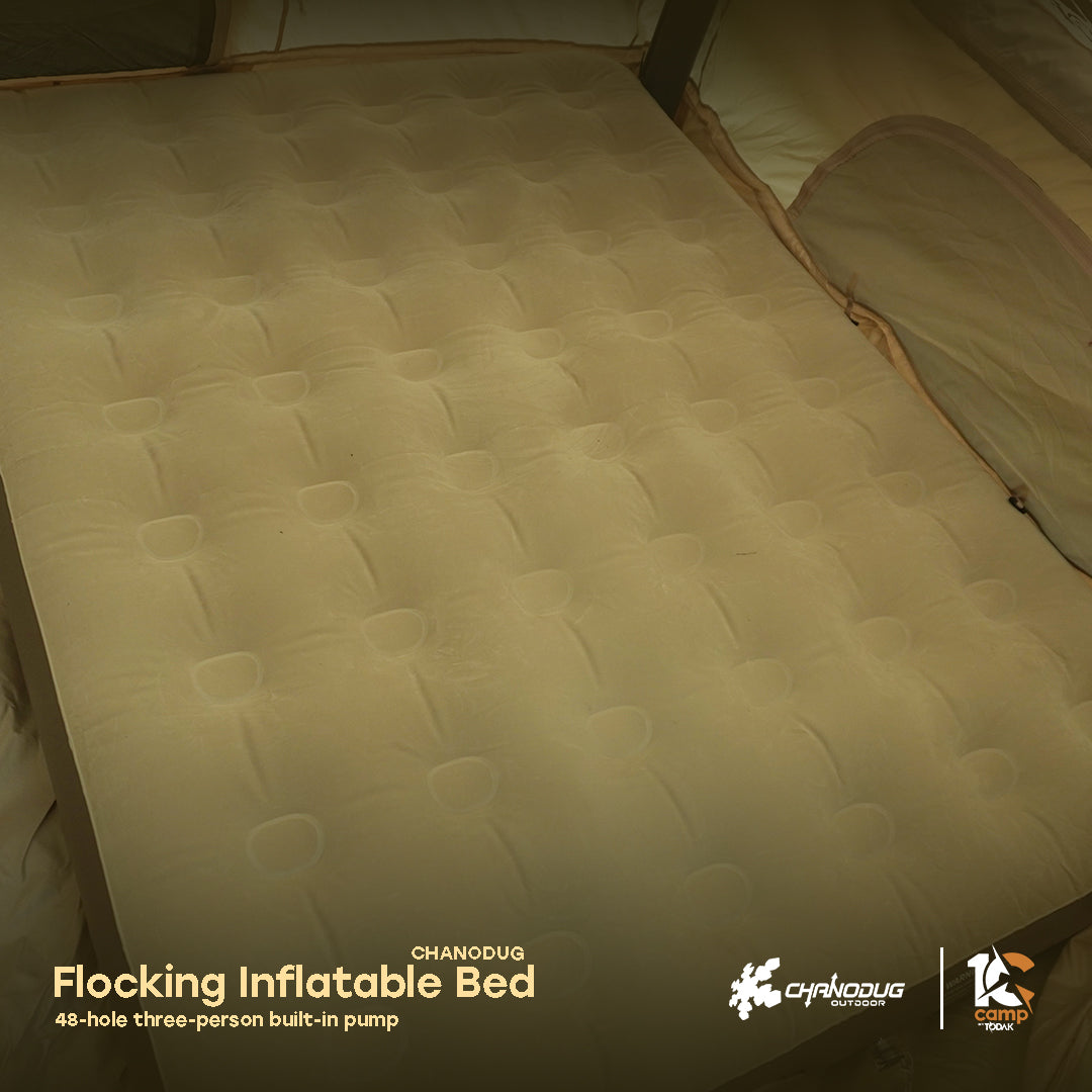 CD020-FX-4707 CHANODUG 48 flocking Inflatable Bed