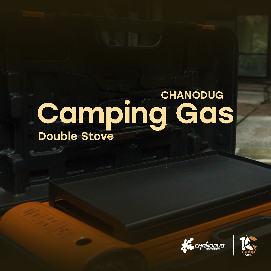 CD009-FX-8488-2  CHANODUG Double Stove Camping Gas Stove