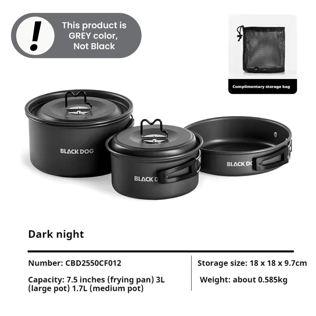 BD127 | BLACKDOG CBD2550CF012_Food Wilderness - Camping Pot Set