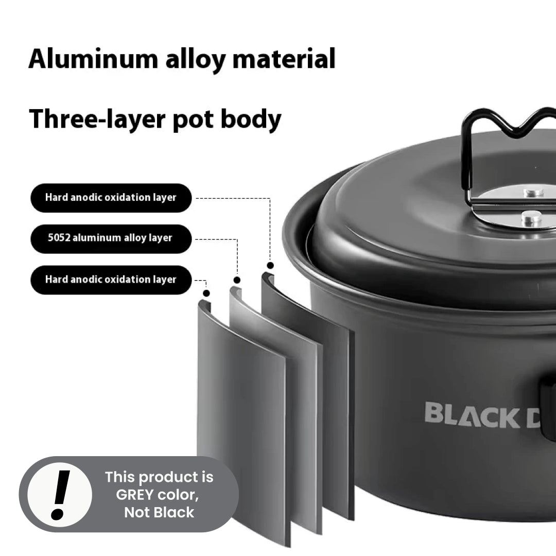 BD127 | BLACKDOG CBD2550CF012_Food Wilderness - Camping Pot Set