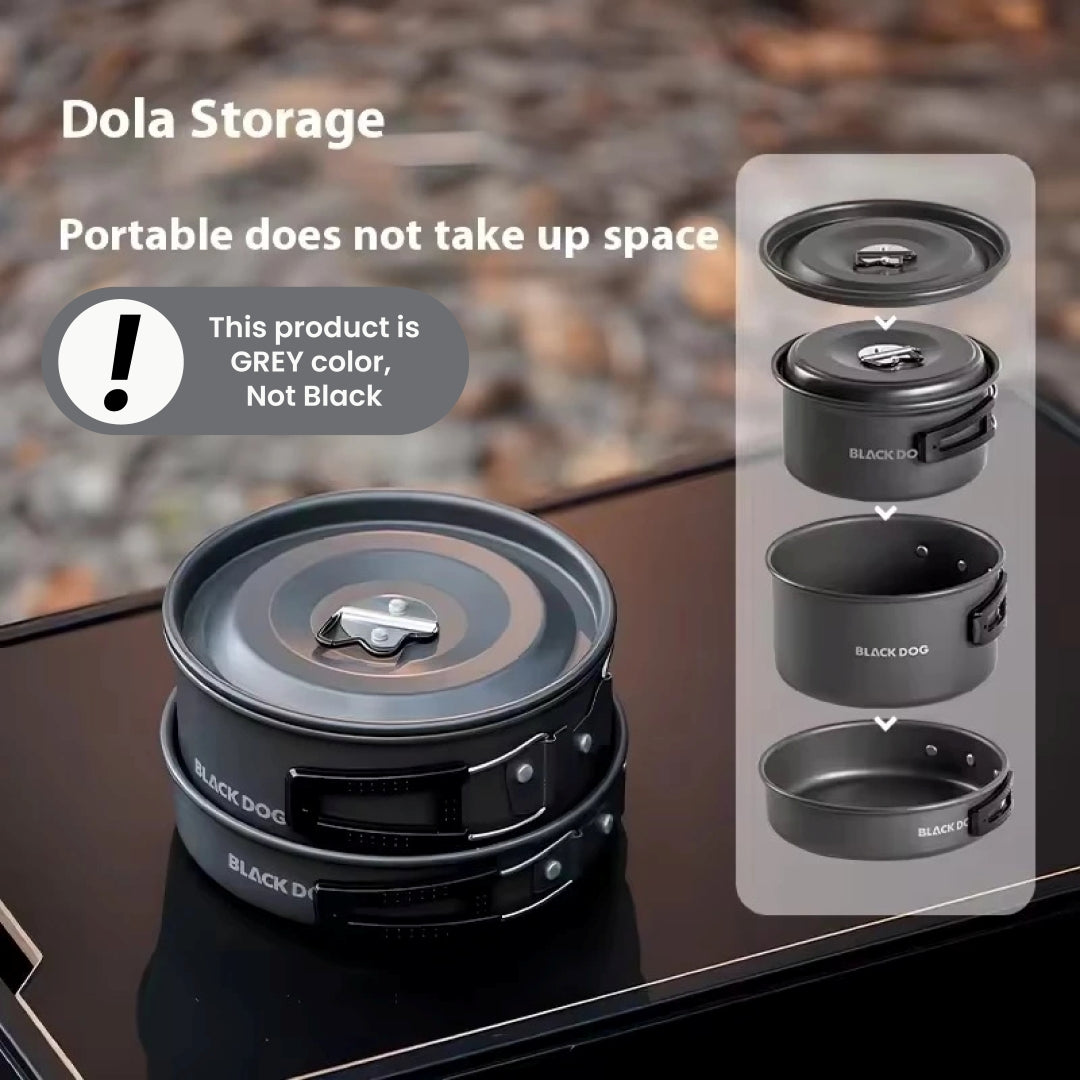 BD127 | BLACKDOG CBD2550CF012_Food Wilderness - Camping Pot Set