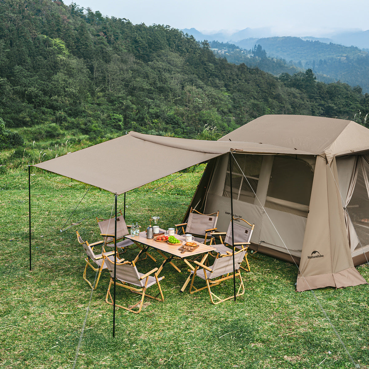 NH001 | NATUREHIKE Village 6.0 2nd Generation Quick Open Tent CNK2300ZP021