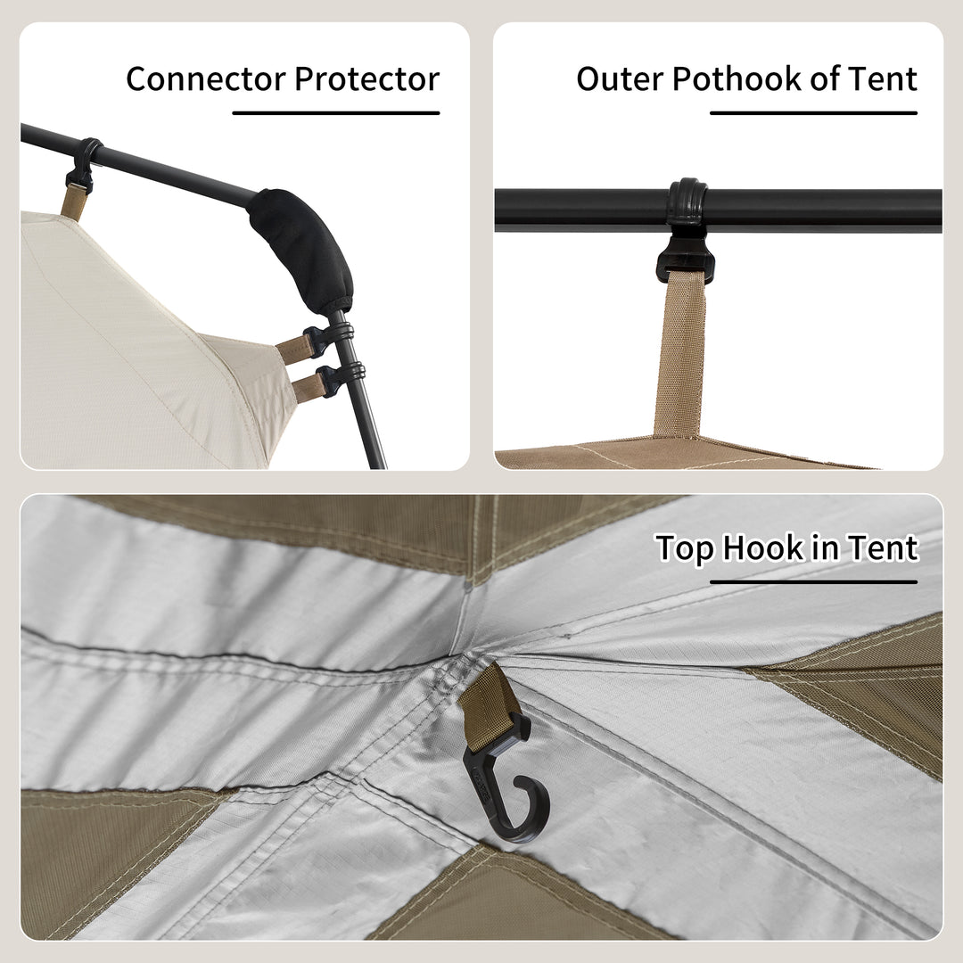 NH049 | NATUREHIKE CNH23ZP12004 _ Village Suite Quick Open Tent