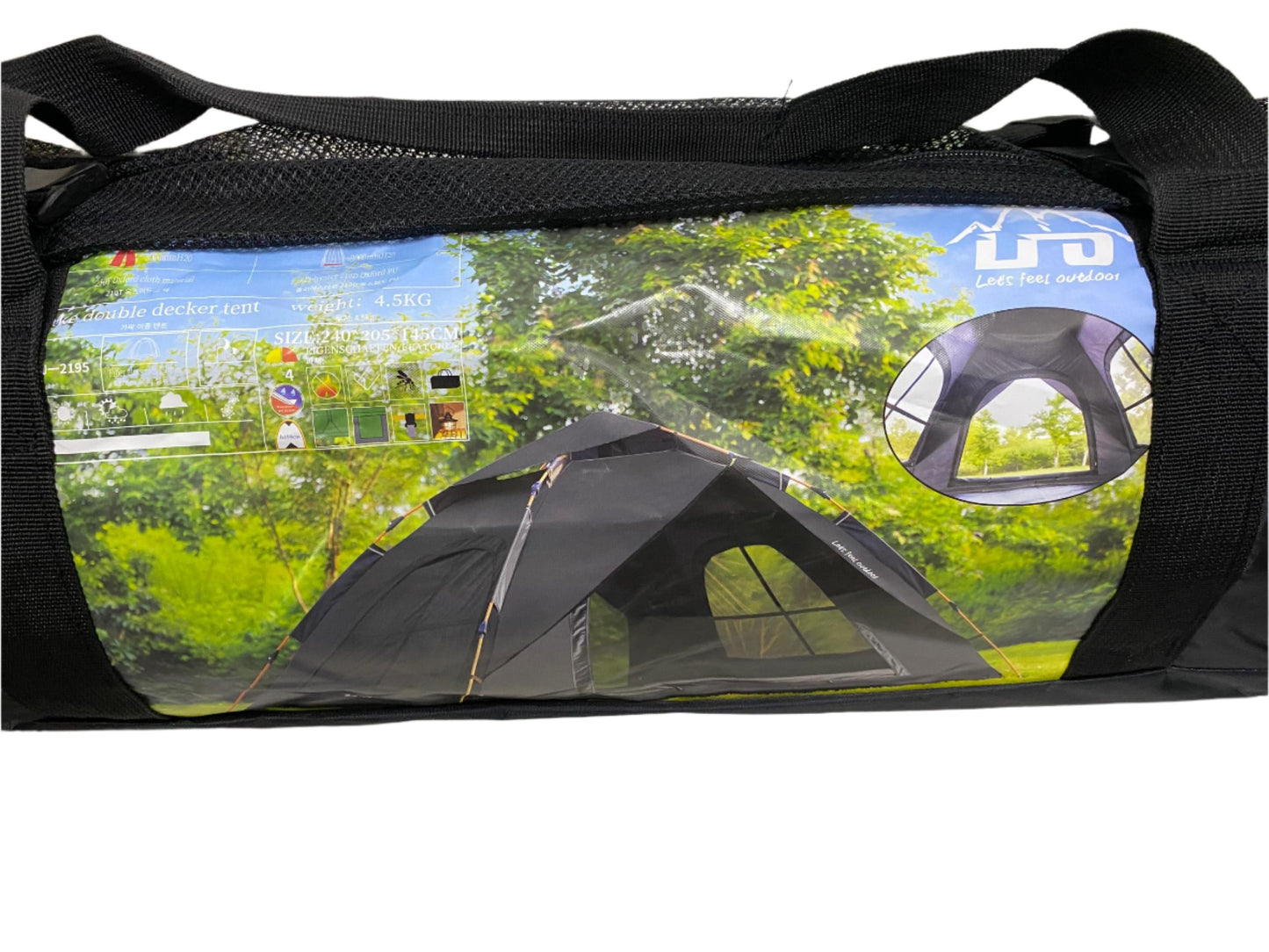 LF006 LFO GJ-2195 Fake Double Decker Tent 2-3 person