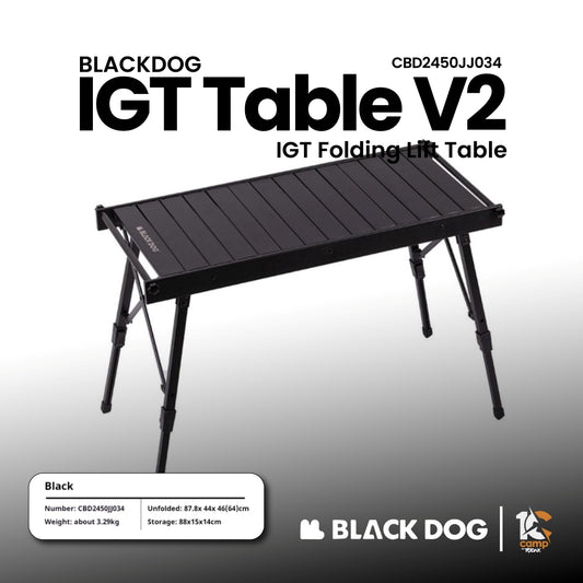 BD126 | BLACKDOG CBD2450JJ034 _ IGT Folding Lift Table | Black V2