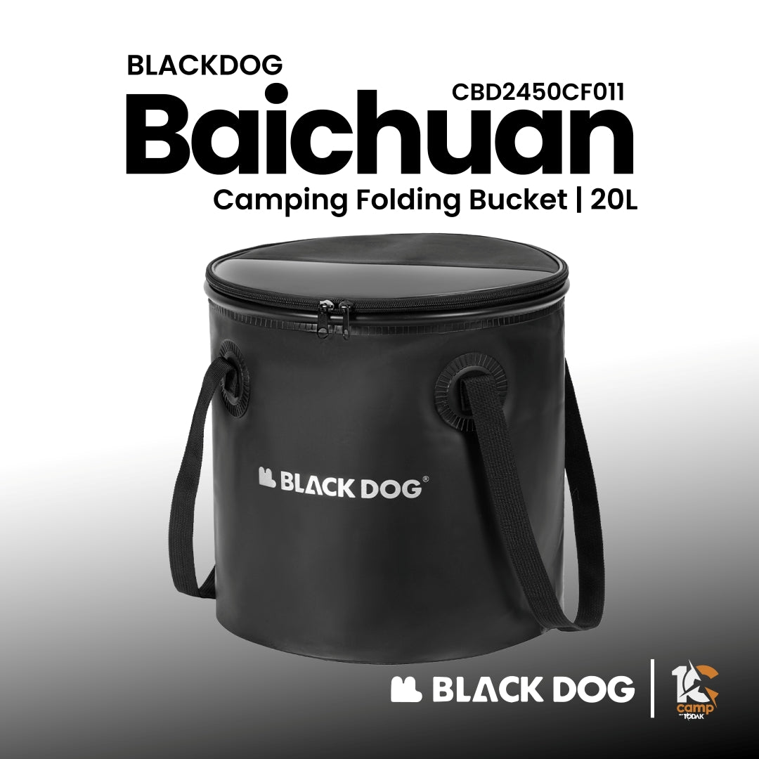 BD095 | BLACKDOG CBD2450CF011 _ Baichuan - Camping Folding Bucket | 20L