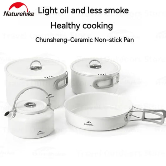 NH137 | NATUREHIKE CNK2450CF013_ Ceramic non-stick pot set