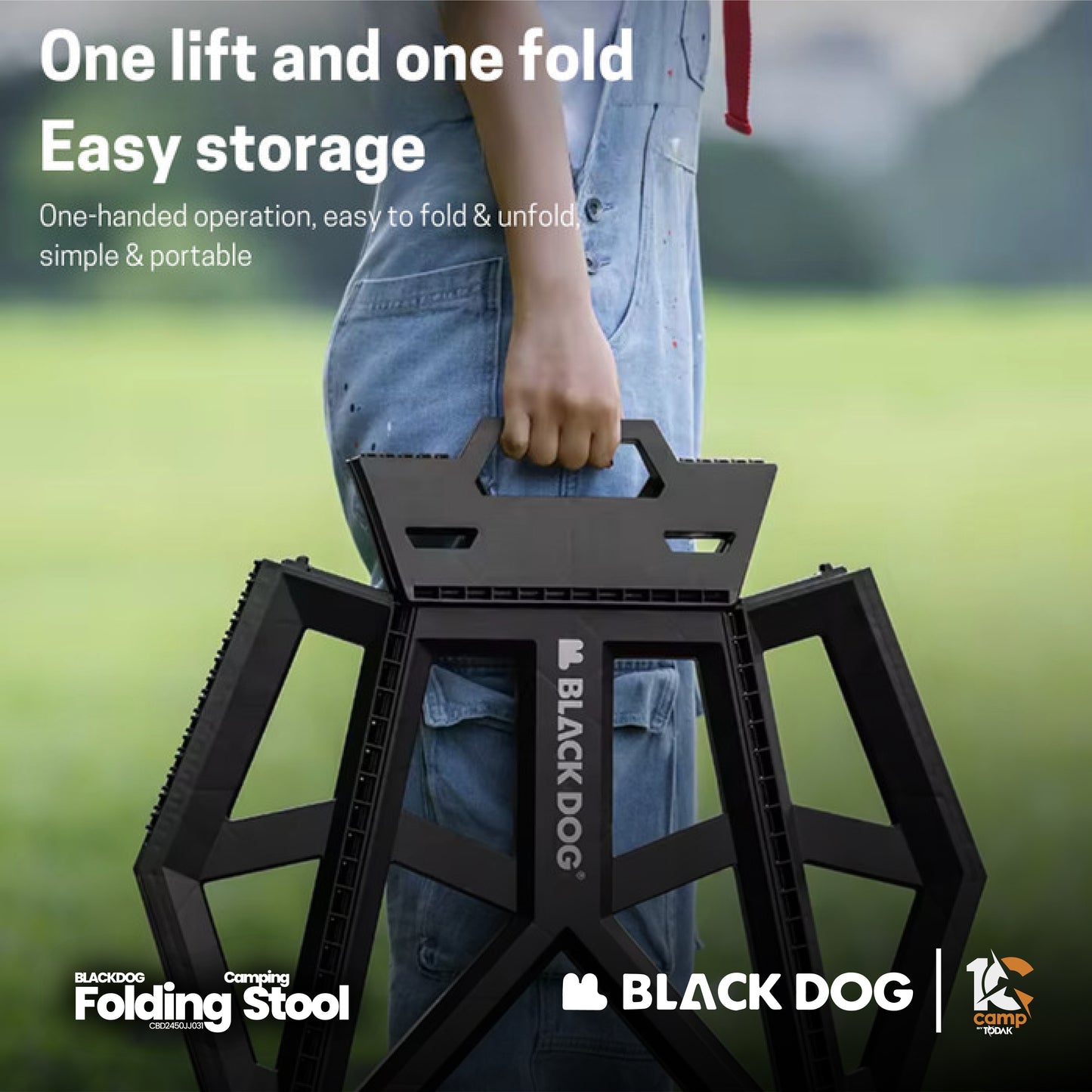 BD071 | BLACKDOG CBD2450JJ031 _ Folding camping stool