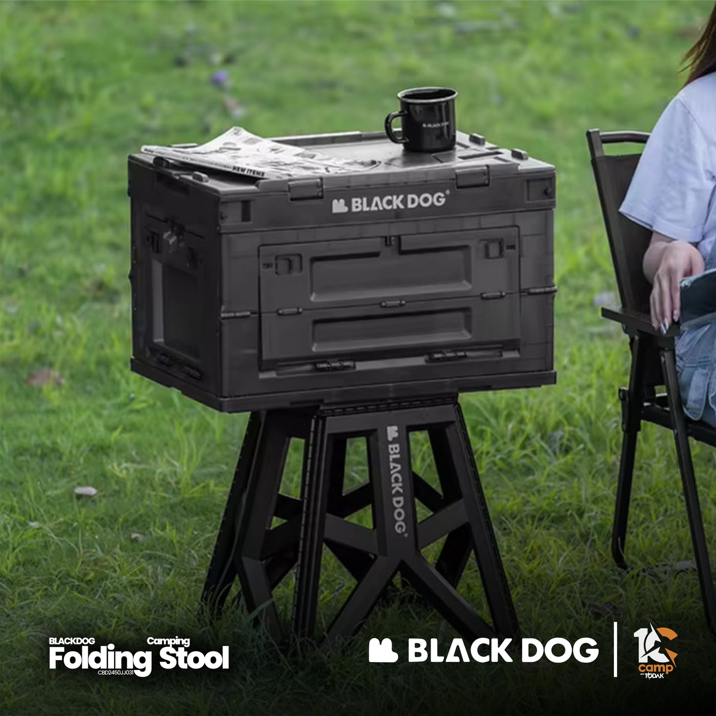 BD071 | BLACKDOG CBD2450JJ031 _ Folding camping stool