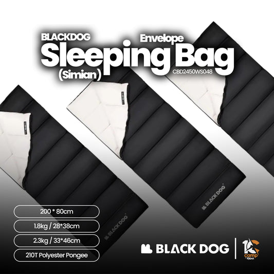 BD074-075 BLACKDOG CBD2450WS048 (Simian)Envelope sleeping bag | BD074 1.8kg | BD078