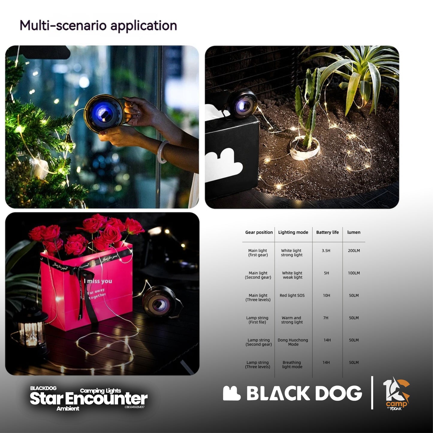 BD078 | BLACKDOG CBD2450ZM017 _ Ambient camping light